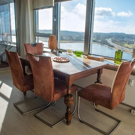 Im Wikingturm Mit Blick Auf Schlei - Willkommen In Schleswig! Szlezwik